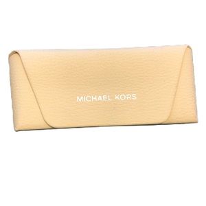 Michael Kors White Eyeglass Case
